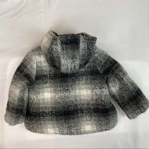 JOE FRESH Baby Girls Plaid Toggle Jacket - Picture 4 of 11